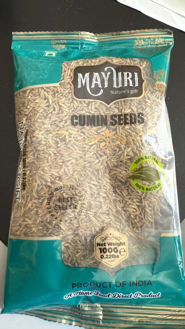 Whole Jeera (Cumin Seeds) 100g
