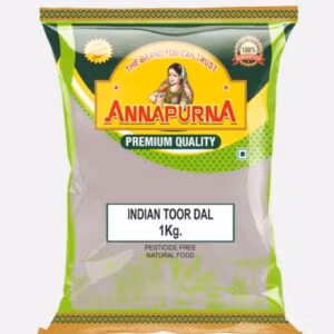 Indian Toor Dhal 1kg - Annapurna Premium Quality