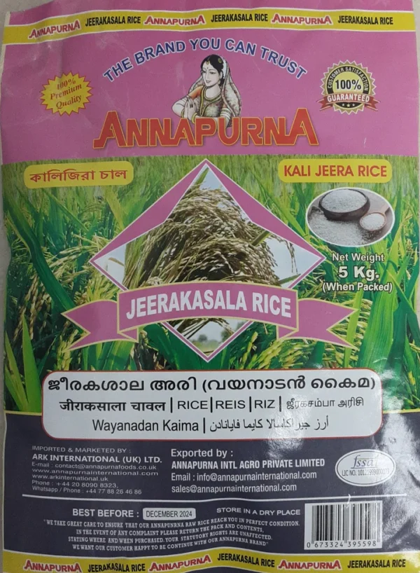 Annapurna Rice Jeerakasala 5Kg
