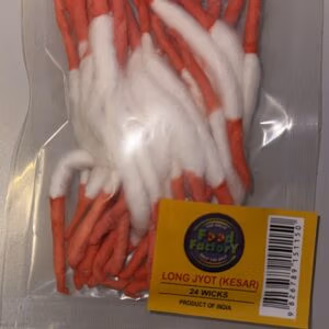 Long Cotton Wicks for Pooja