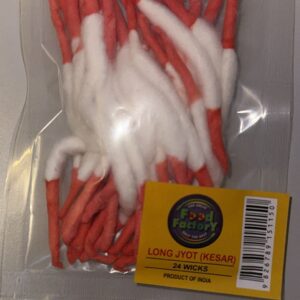 Long Cotton Wicks for Pooja