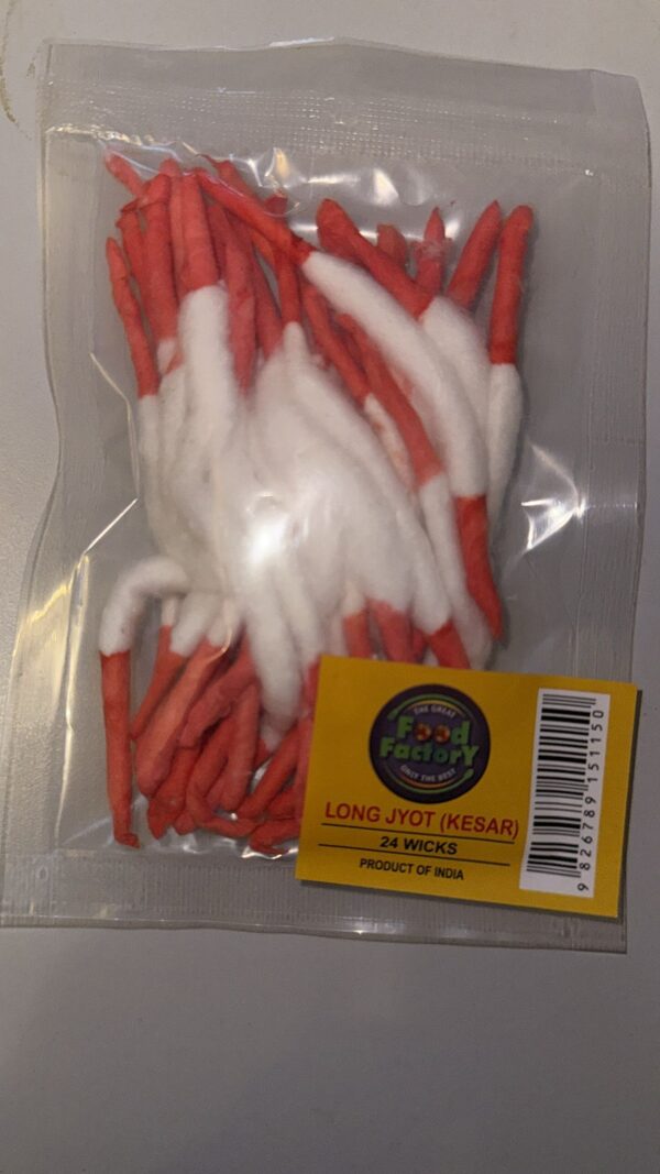 Long Cotton Wicks for Pooja