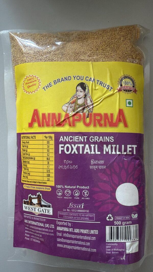 Foxtail Millets -Annapurna