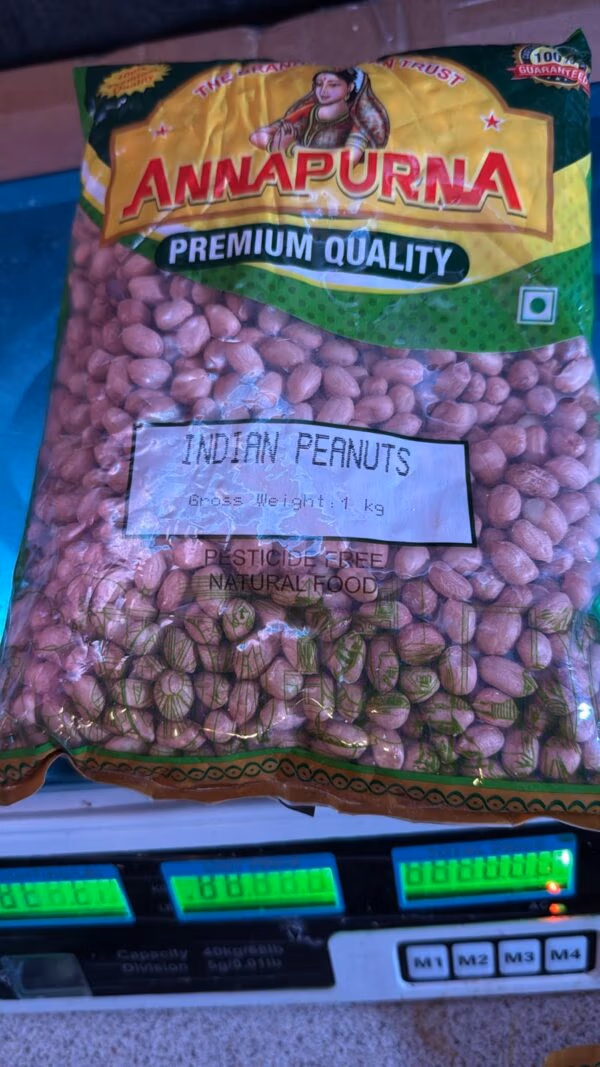 Indian Peanuts - 1kg Annapurna Premium Quality