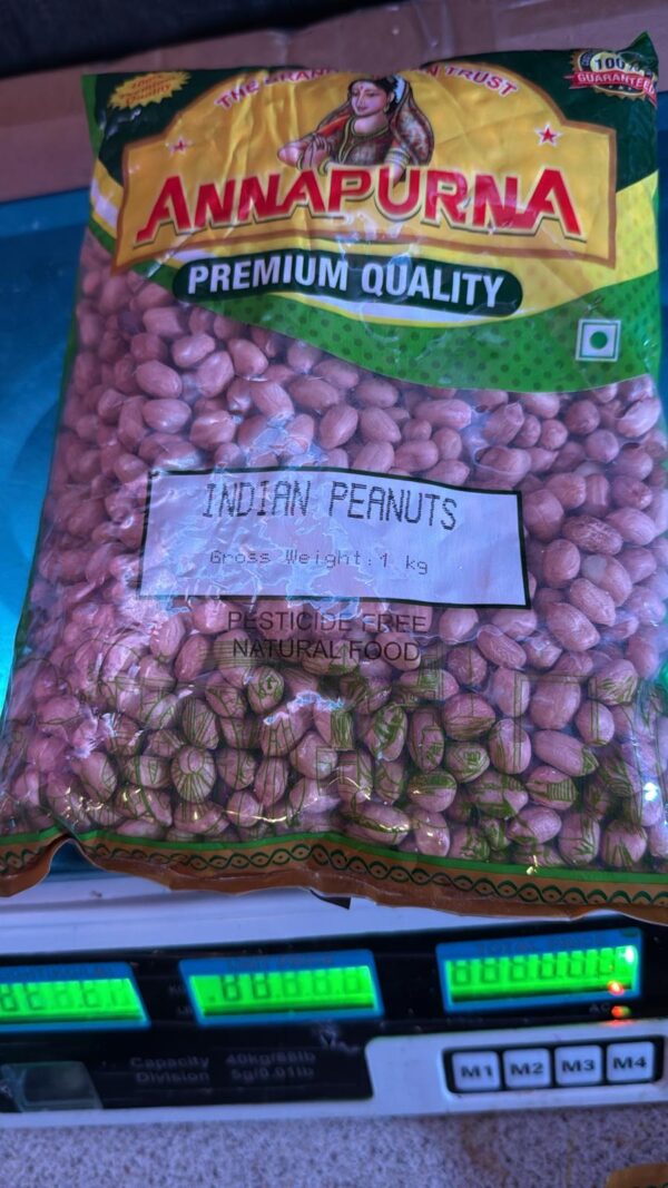 Indian Peanuts - 1kg Annapurna Premium Quality