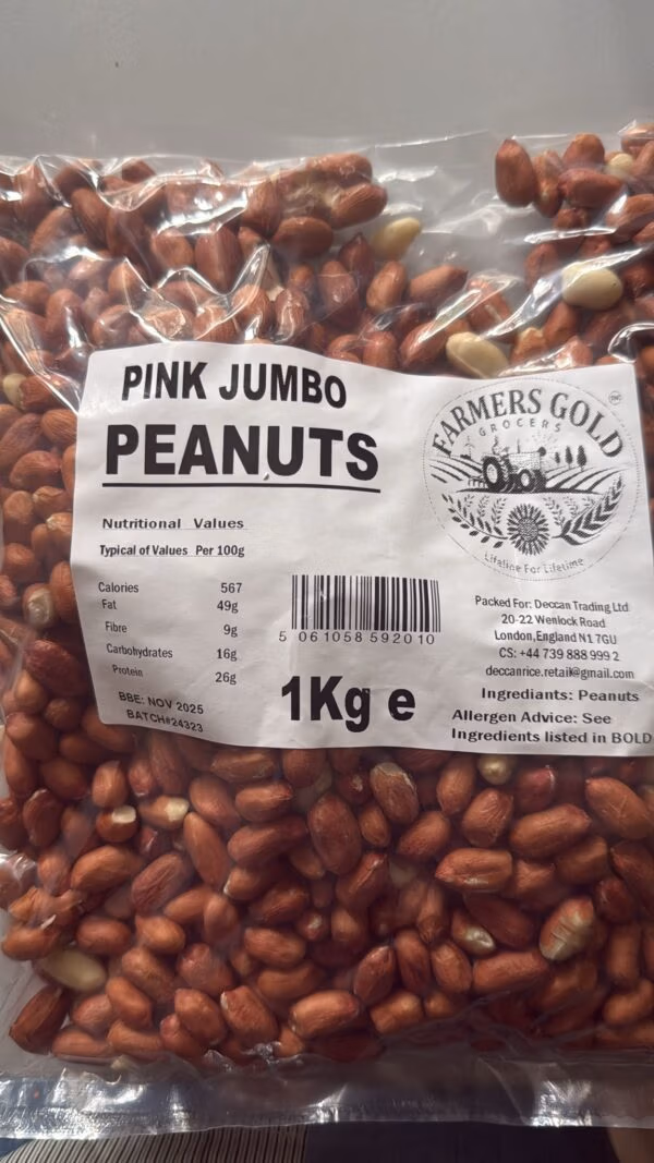 Peanuts Pink Jumbo 1kg