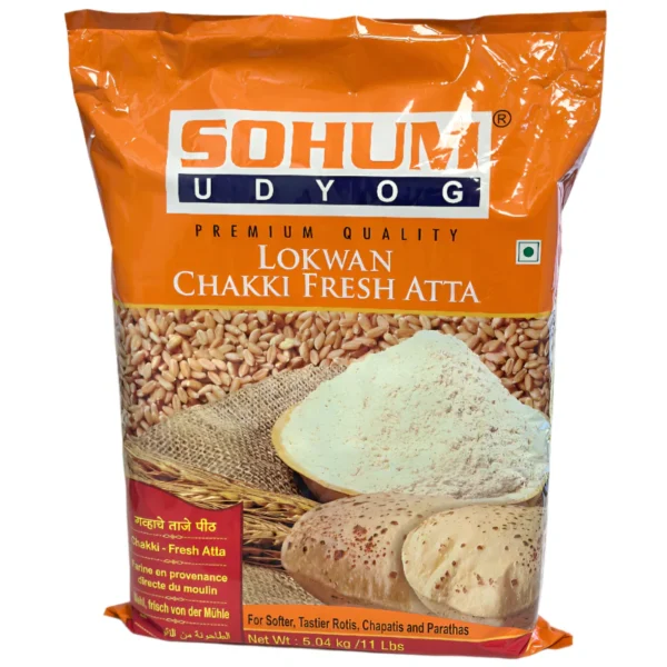 Sohum Udyog Lokwan Chakki Fresh Atta 5Kg