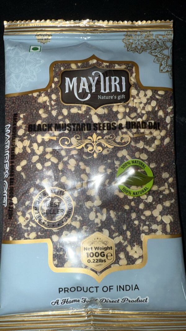 Mustard Seeds Small & Urad Dal Mayuri 100g