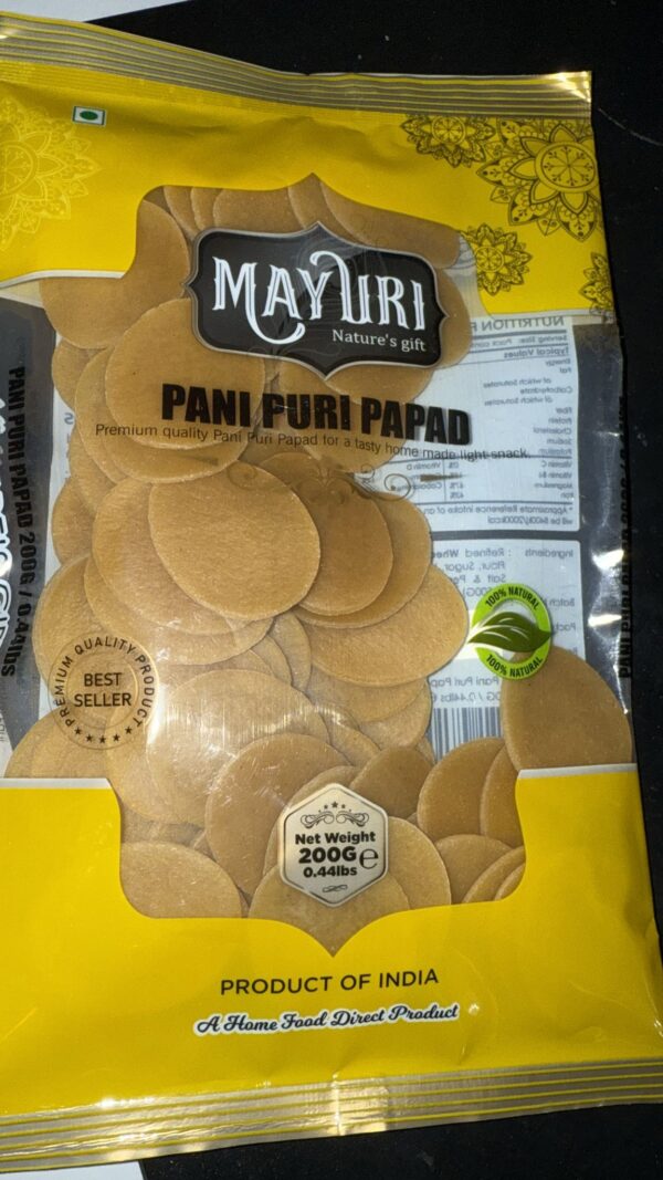 Pani Puri Papad Mayuri 200g
