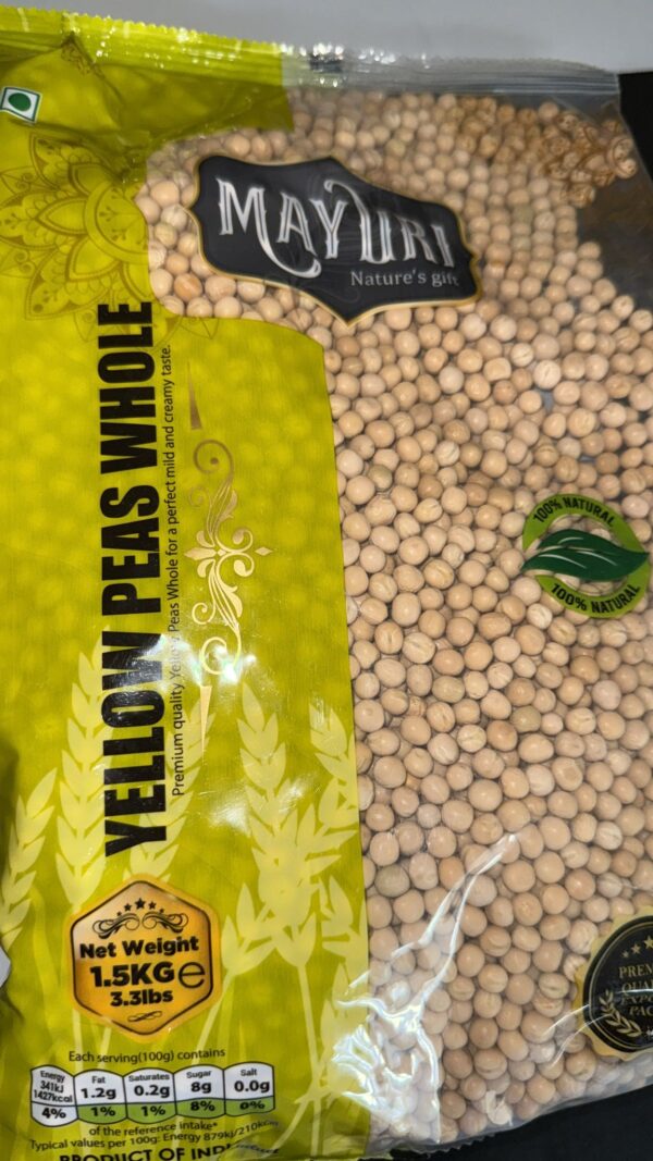 Yellow Peas Whole Mayuri 1.5 kg
