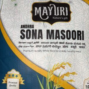 Sonamasoori Raw Rice 10kg Mayuri