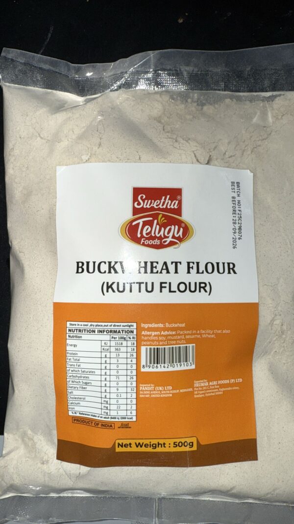 Telugu Foods Buckwheat Flour (Kuttu Flour) 500g