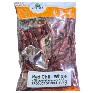 Whole Stemless Chilli 200g-UTHARA