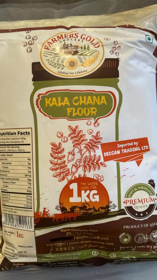 Kala Chana Flour 1kg Farmers Gold