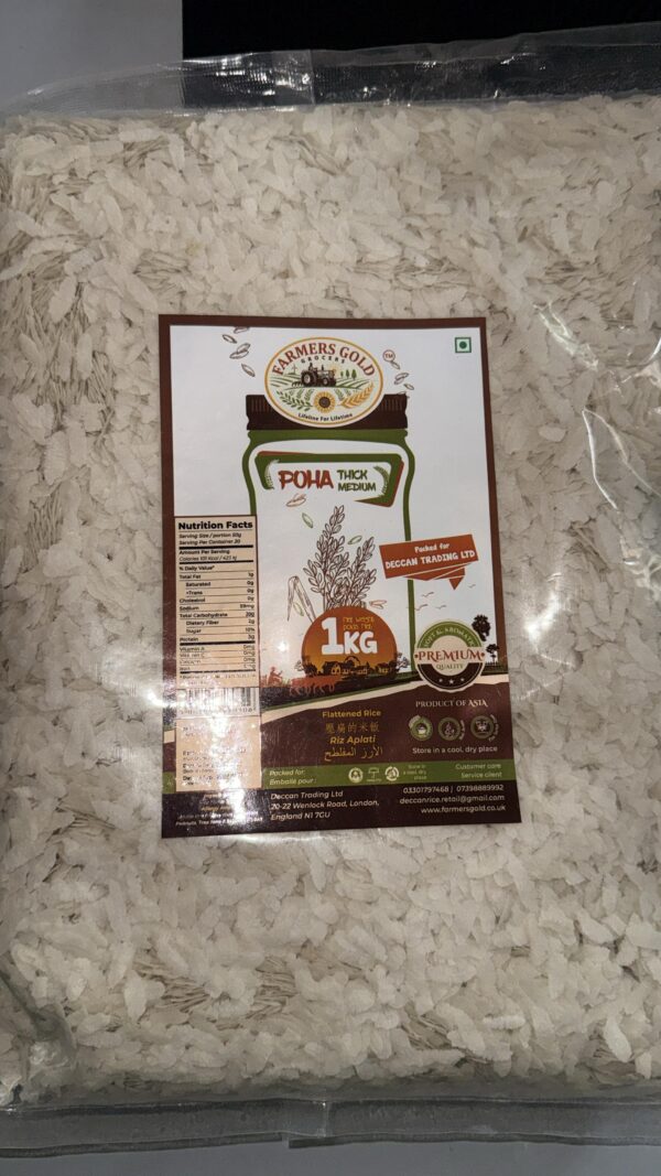Medium Poha -Farmers Gold -1kg