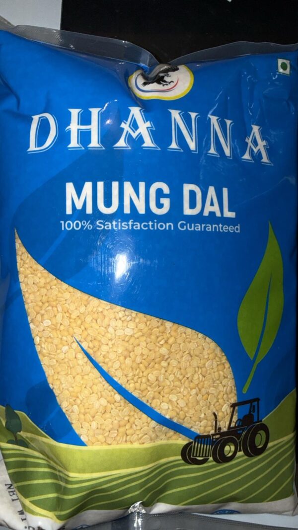 Indian Mung Dal 2kg Dhanna