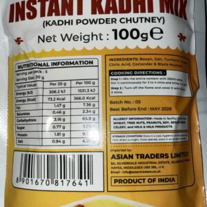 Instant Kadhi Mix 100g - Saras