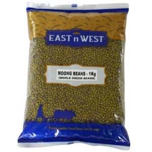 Whole Green Mung Beans 1kg - East n West