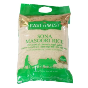East n West Premium Sona Masoori Rice 5Kg