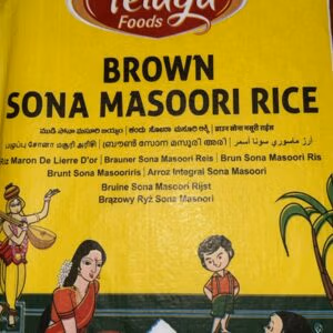 Telugu Foods Brown Sonamasoori Rice 10kg