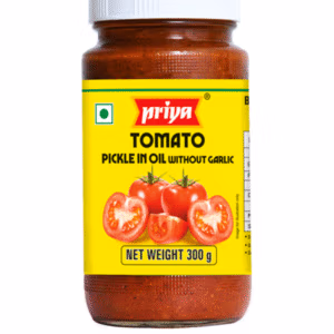 Priya Tomato Pickle Without Garlic - 300g