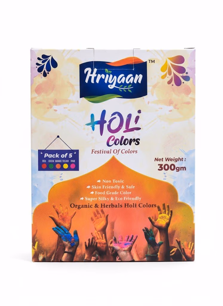 Holi colours(pack of 5) 300gm