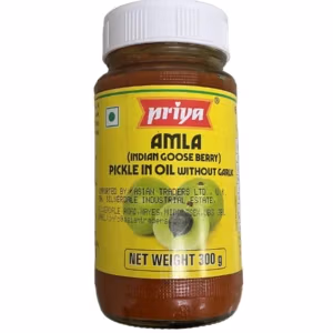 Priya Pickle Amla In Oil Without Garlic 300g
