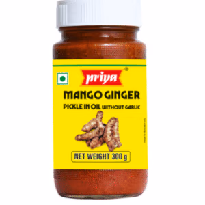 Priya's Mango Ginger Pickle Without Garlic - 300g
