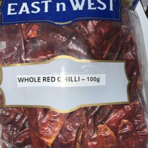 Red chilli whole 100g -East n West